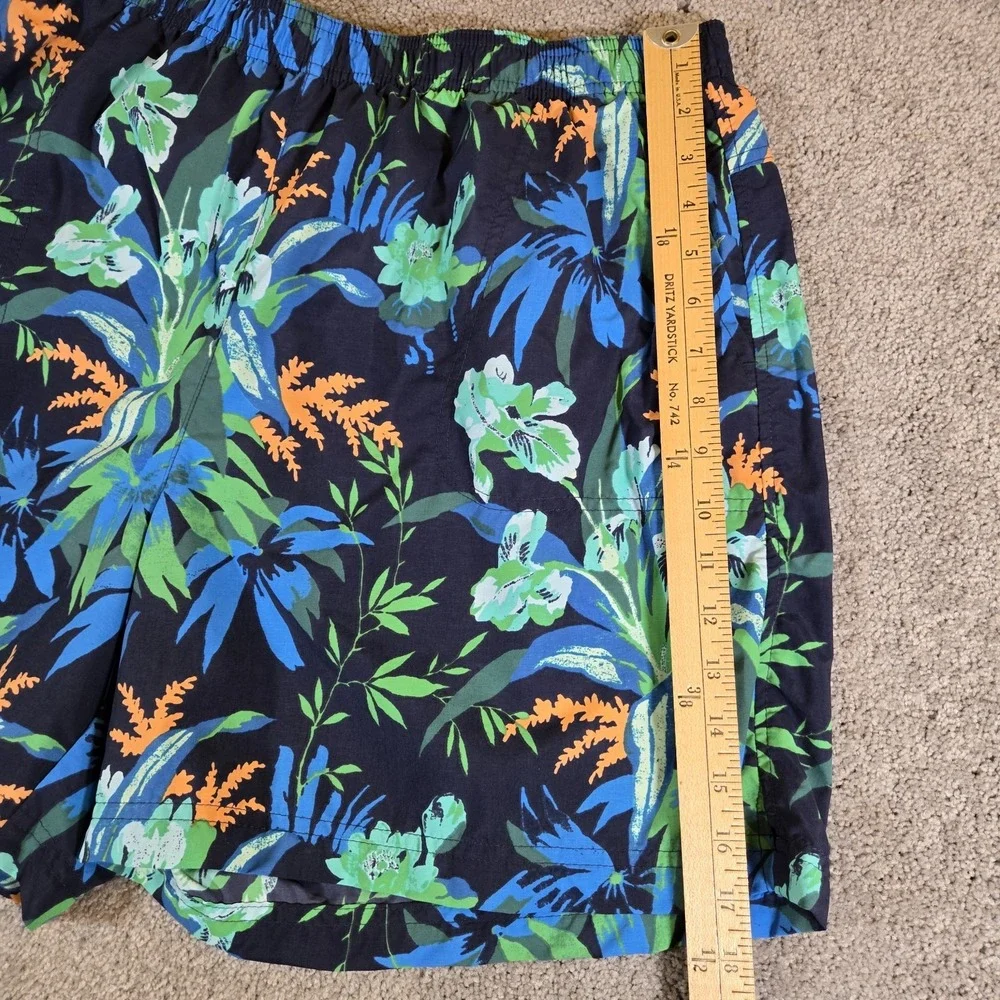 Columbia Shorts Men's Floral Unlined Trunks Blue And Yellow Size‎ XL
